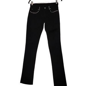 * * BESS mid rise black jeans